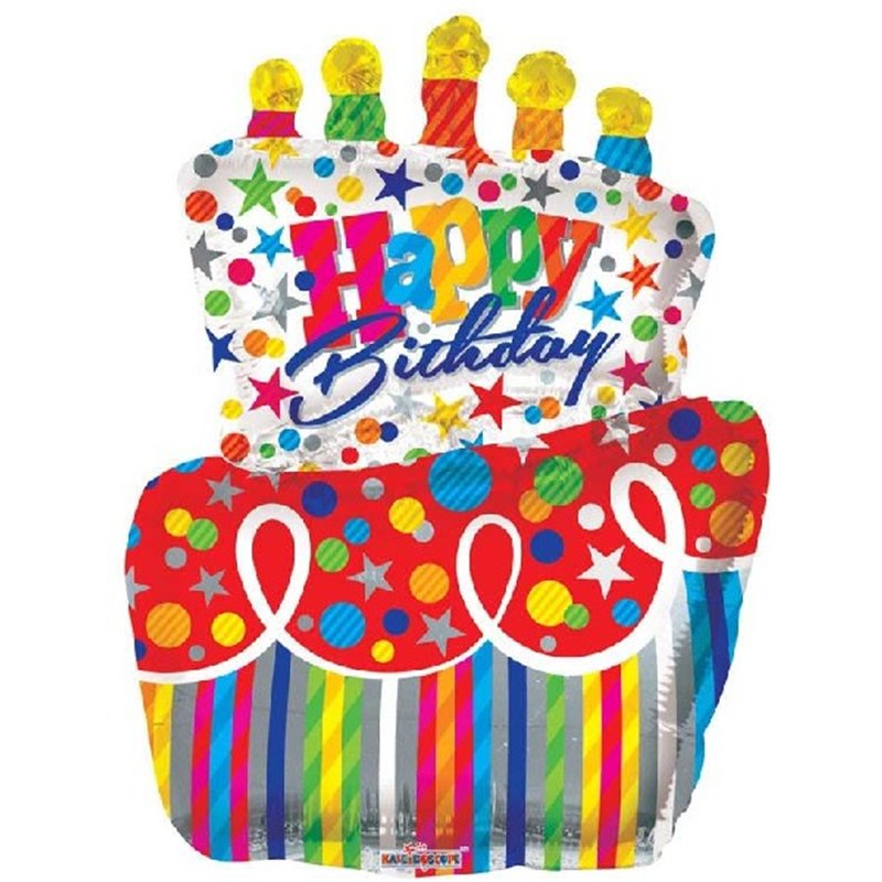 36in BIG CAKE BIRTHDAY FOIL BALLOON