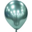 (50) 11IN PLATINUM GREEN GLOBOS LATEX
