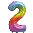 34IN RAINBOW NUMERAL FOIL 2