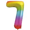 34IN RAINBOW NUMERAL FOIL 7