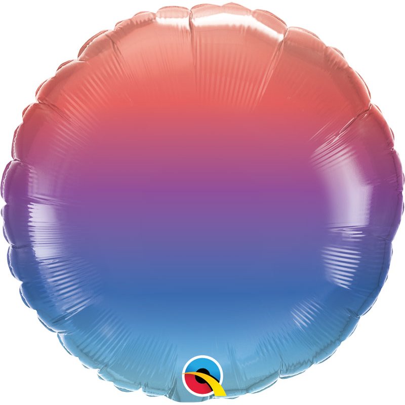 18IN WINTER OMBRE FOIL BALLOON