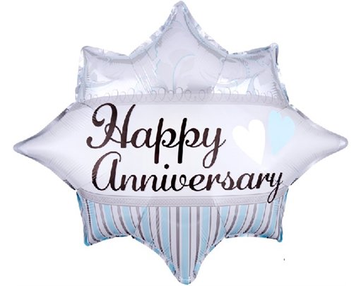 ELEGANT HAPPY ANNIVERSARY JNR SHAPE
