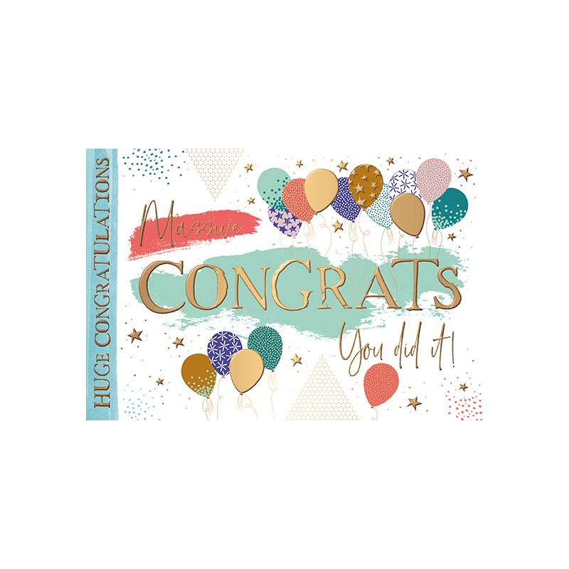 Massive Congrats - You Did It !