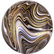 XL BLACK MARBLEZ FOIL BALLOON