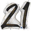 43IN MARBLE MATE NUMBERS 21 BLACK FOIL
