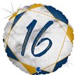 18IN MARBLE MATE 16 BLUE FOIL