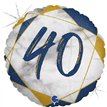 18IN MARBLE MATE 40 BLUE FOIL