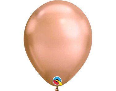 (100) 11in CHROME ROSE GOLD QUALATEX