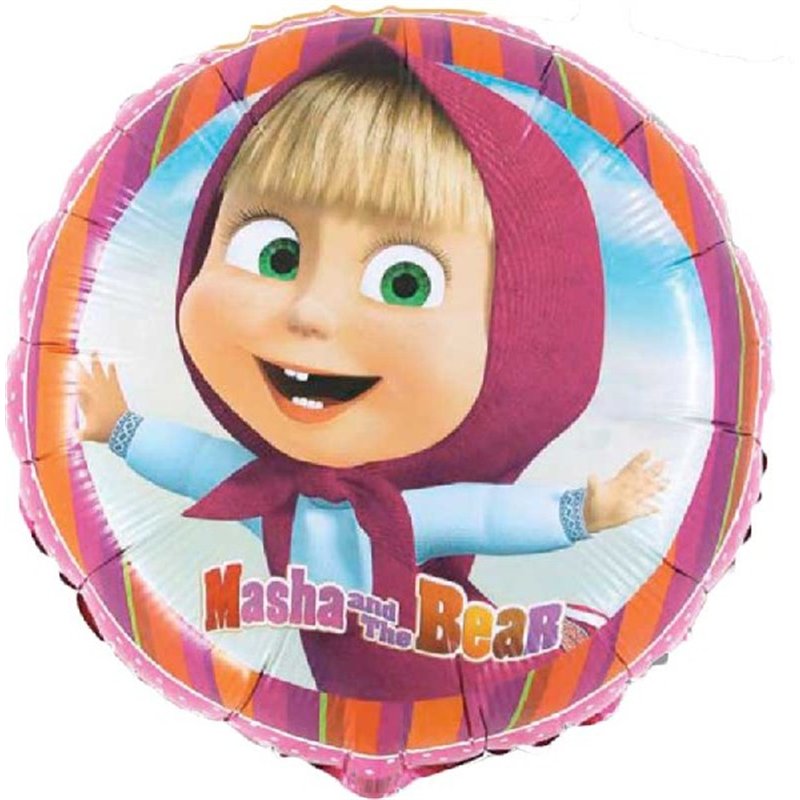 18in MASHA AND THE BEAR FOIL BALLOON