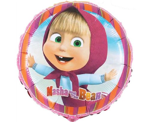 18in MASHA AND THE BEAR FOIL BALLOON