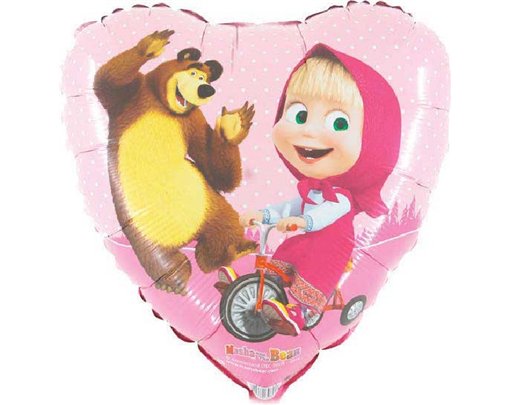 18in MASHA BIKING FOIL BALLOON