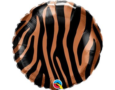18IN TIGER STRIPES FOIL BALLOON