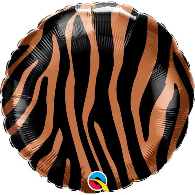 18IN TIGER STRIPES FOIL BALLOON