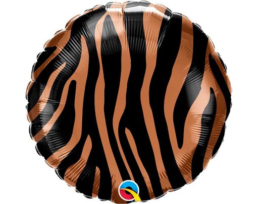 18IN TIGER STRIPES FOIL BALLOON