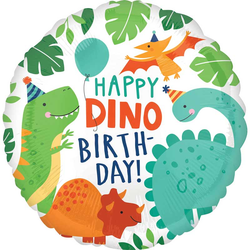 18in DINOMITE PARTY FOIL BALLOON