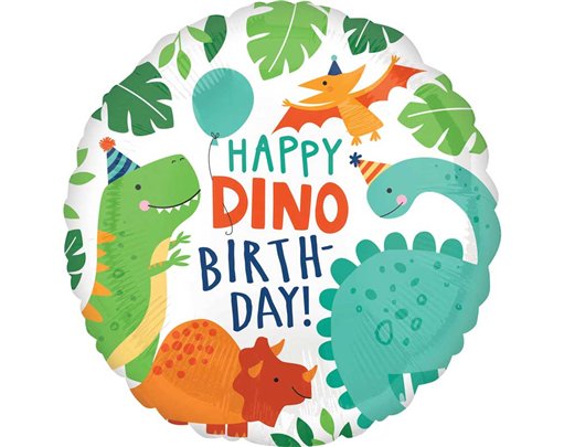 18in DINOMITE PARTY FOIL BALLOON