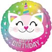 18in BIRTHDAY CATICORN FOIL BALLOON