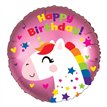 18in SATIN UNICORN BIRTHDAY FOIL BALLOON