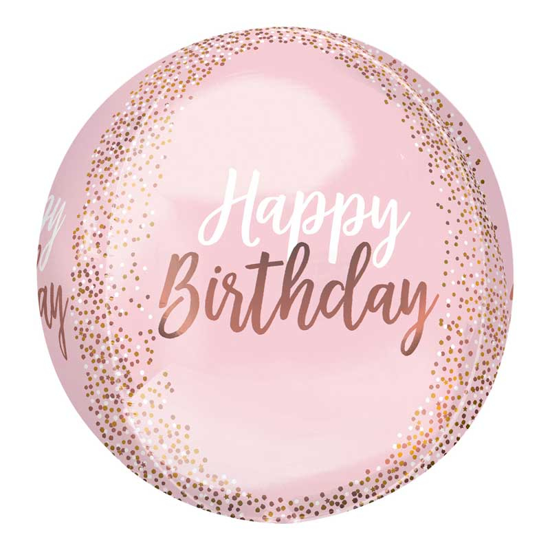 15in BLUSH BIRTHDAY ORBZ