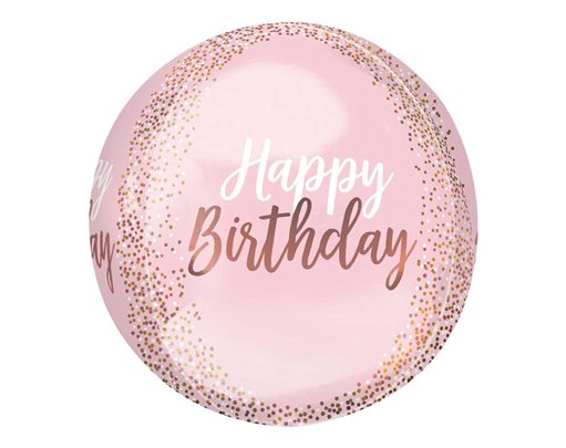 15in BLUSH BIRTHDAY ORBZ