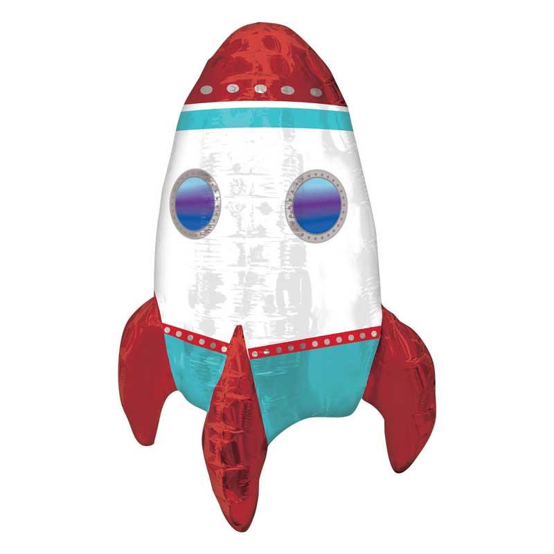 MULTI-BALLOON ROCKET SHIP FOIL