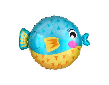 PUFFER FISH JNR SHAPED FOIL