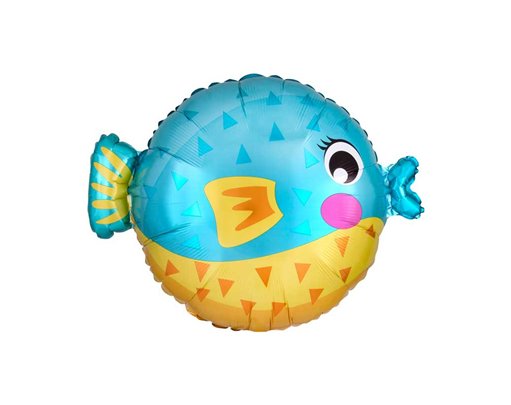 PUFFER FISH JNR SHAPED FOIL