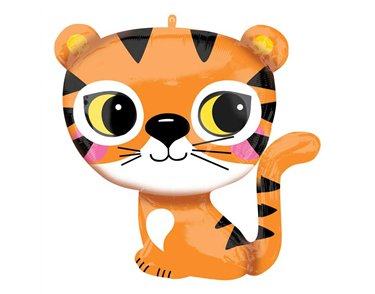 TIGER SUPERSHAPE FOIL BALLOON