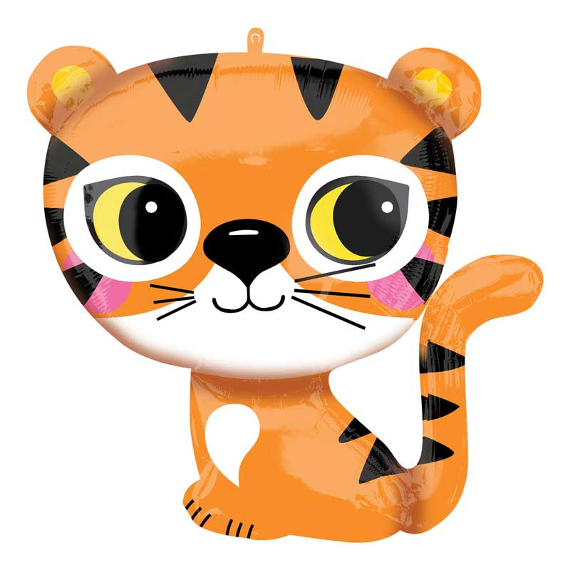 TIGER SUPERSHAPE FOIL BALLOON