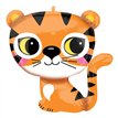 TIGER SUPERSHAPE FOIL BALLOON