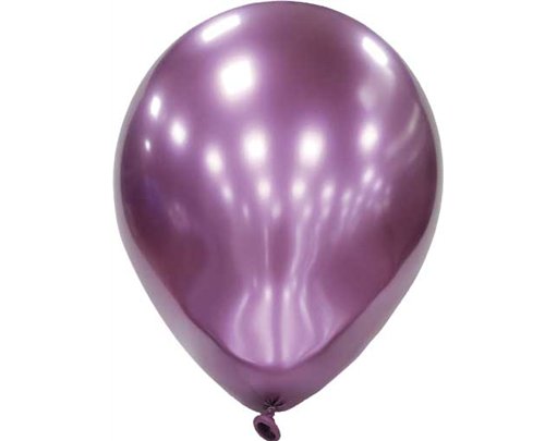 12PK 11in PLATINUM PINK GLOBOS LATEX