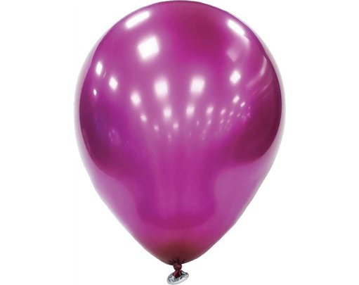 25PK 10in TITANIUM PINK GLOBOS LATEX