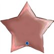 36in RAINBOW HOLOGRAPHIC PLATINUM ROSE STAR FOIL