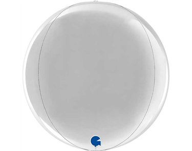 11in SILVER GLOBE 4D FOIL BALLOON