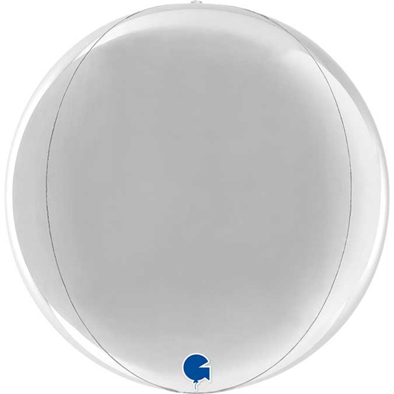 11in SILVER GLOBE 4D FOIL BALLOON