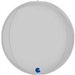 11in SATIN WHITE GLOBE 4D FOIL BALLOON