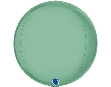 15in PLATINUM TIFFANY GLOBE 4D FOIL BALLOON