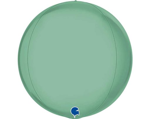 15in PLATINUM TIFFANY GLOBE 4D FOIL BALLOON
