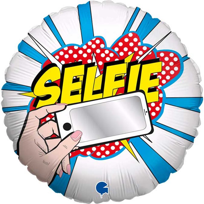18in SELFIE FOIL BALLOON