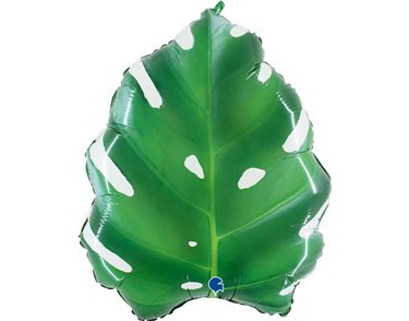 23in TROPICAL LEAF FOIL BALLOON