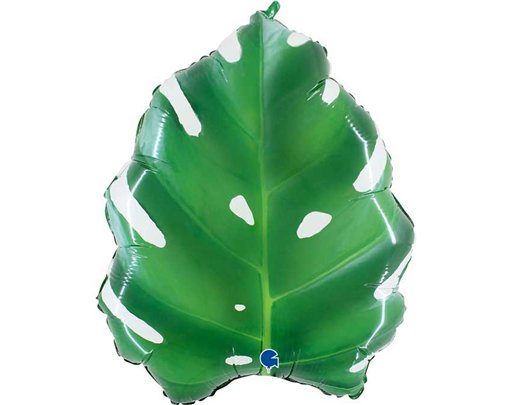 23in TROPICAL LEAF FOIL BALLOON