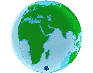 15in EARTH GLOBE 4D FOIL BALLOON