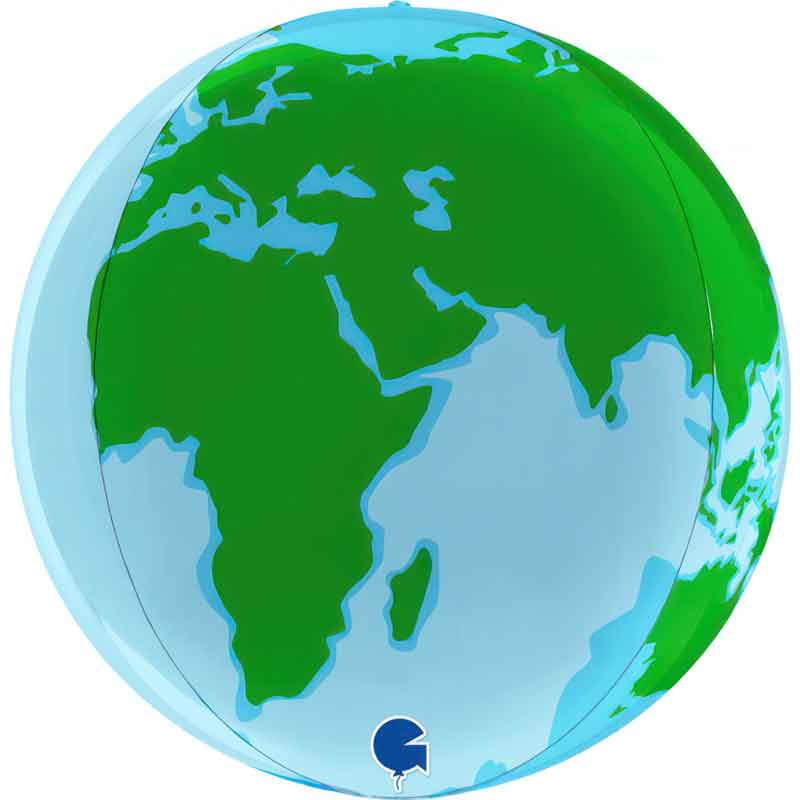 15in EARTH GLOBE 4D FOIL BALLOON