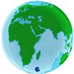 15in EARTH GLOBE 4D FOIL BALLOON