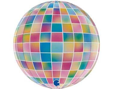 15in STROBO GLOBE 4D FOIL BALLOON