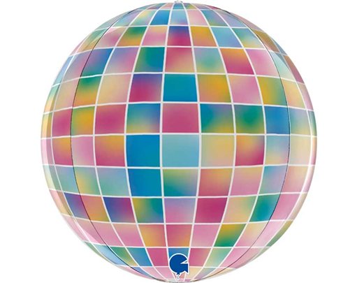 15in STROBO GLOBE 4D FOIL BALLOON