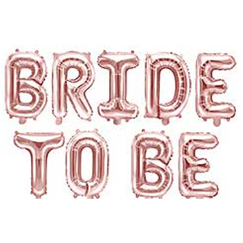 340X35CM BRIDE TO BE FOIL BALLOON KIT