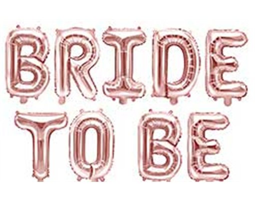 340X35CM BRIDE TO BE FOIL BALLOON KIT
