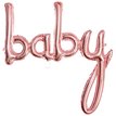 73.5X75.5CM BABY ROSE GOLD FOIL BALLOON KIT