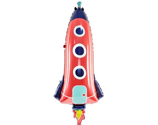 ROCKET SHAPED FOIL BALLOON